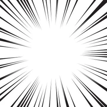 Comic radial speed lines vector background wallpaper Stock Illustration