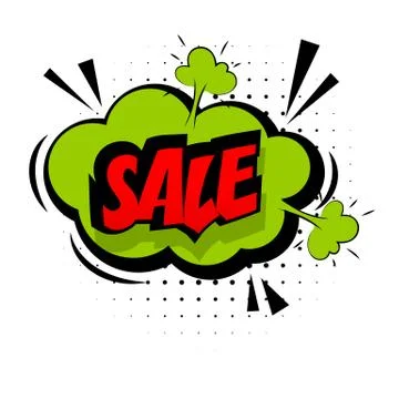 Comic red sound effects pop art word sale Stock Illustration