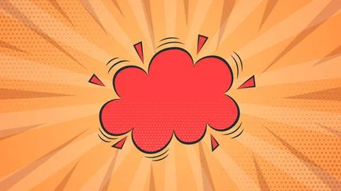Comic - retro style background. Humor abstract template. Stock Illustration