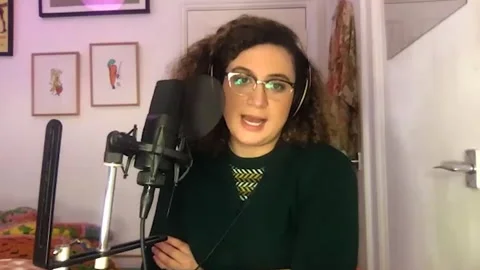 Comic Rose Matafeo is interviewed about her role in movie 'Baby Done' - 2021 Video stock 154321271