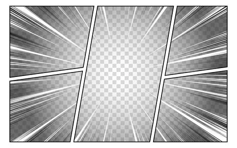Comic scene set background design イラスト素材