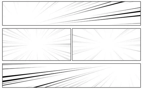 Comic scene set background design Stock Illustration
