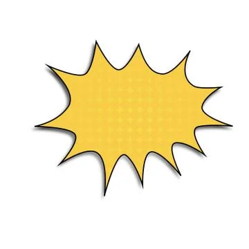 Comic sign clouds. Boom bang, wow and cool speech bubbles. Burst cloud Stock Illustration