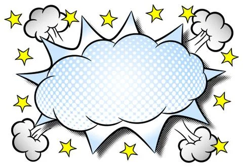 Comic sound effect boom Stock Illustration