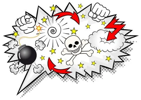 Comic sound effect Stock-Illustration
