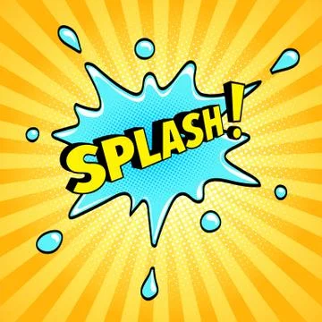 Comic sound effect. Stock Illustration