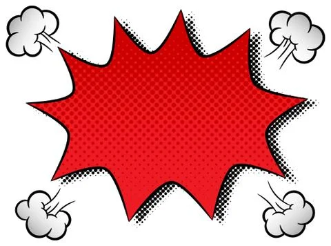 Comic sound effect pow Illustrazione stock