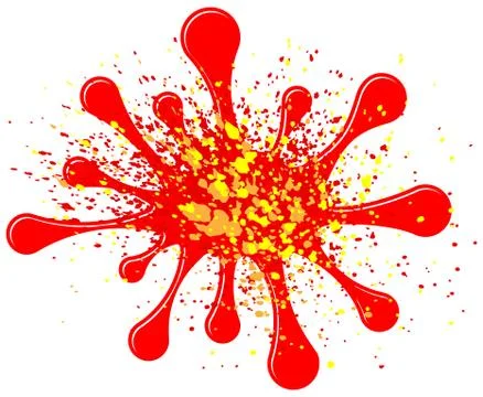 Comic sound effect splash Stockillustratie