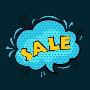 Comic sound effects in pop art vector style.  bubble speech with word and  carto Illustrazione stock
