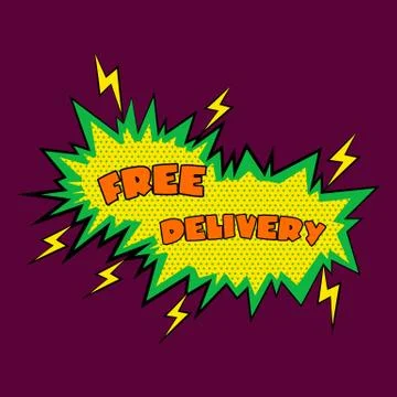 Comic sound effects in pop art vector style.  bubble speech with word and  carto Stock Illustration