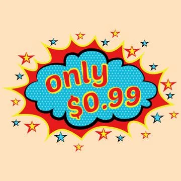 Comic sound effects in pop art vector style. Sound bubble speech with word .. Stock Illustration