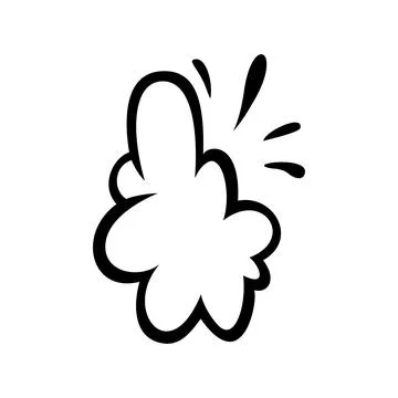 Comic speech bubble. Blank comic balloon for text. Vector illustration Stock Illustration