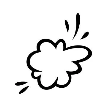 Comic speech bubble. Blank comic balloon for text. Vector illustration Illustrazione stock