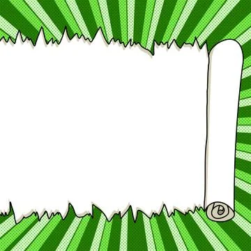 Comic Speech Bubble With Copy Space And Colorful Doodles. Design Of Empty Stock Illustration