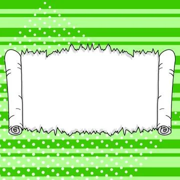 Comic Speech Bubble With Copy Space And Colorful Doodles. Design Of Empty Stock Illustration