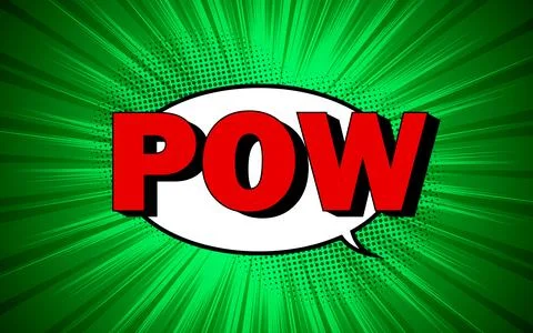 Comic speech bubble with halftone shadow, pop art style. Illustrazione stock