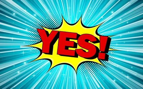 Comic speech bubble with halftone shadow, pop art style. Stock Illustration