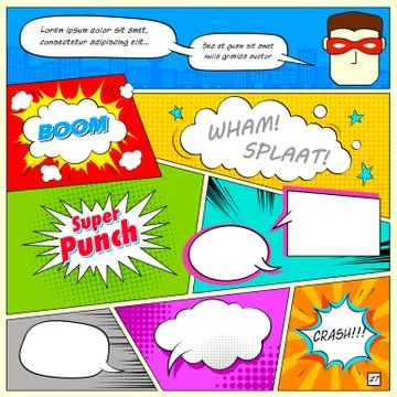 Comic Speech Bubble Stock Illustration