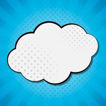 Comic speech bubble Stock Illustration