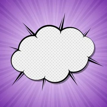 Comic speech bubble Stock Illustration