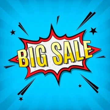 Comic speech bubble Stock Illustration