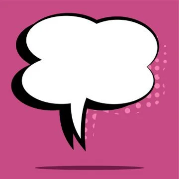 Comic speech bubble Stock Illustration