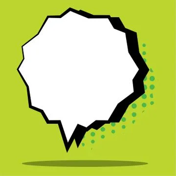 Comic speech bubble Stock Illustration