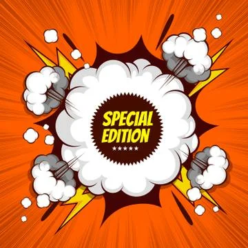 Comic Speech Bubble Stock Illustration