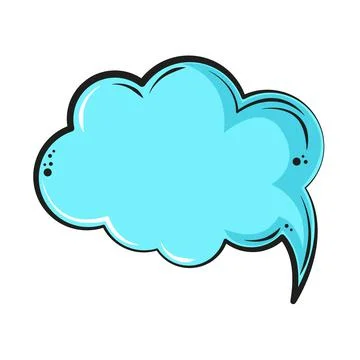 Comic speech bubble Stock Illustration