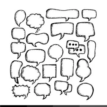 Comic speech bubble Illustration design Stock Illustration