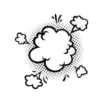 Comic speech bubbles. Blank comic balloons for text. Vector illustration 스톡 일러스트