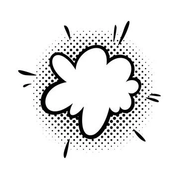 Comic speech bubbles. Blank comic balloons for text. Vector illustration Stock Illustration