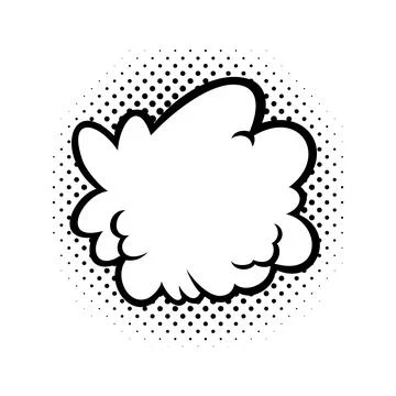 Comic speech bubbles. Blank comic balloons for text. Vector illustration Stock Illustration