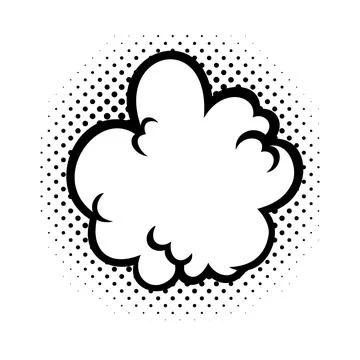 Comic speech bubbles. Blank comic balloons for text. Vector illustration Illustrazione stock