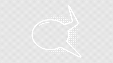 Comic speech bubbles with halftone shadows in pop art style graphic animation Stock Footage 296285284