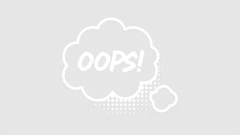 Comic speech bubbles with halftone shadows in pop art style graphic animation Stock Footage 296775178