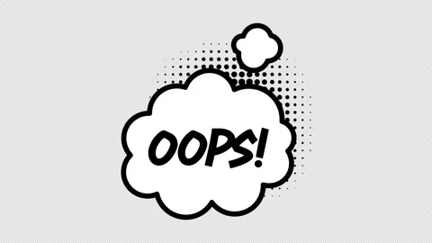 Comic speech bubbles with halftone shadows in pop art style graphic animation Stock Footage 296775202