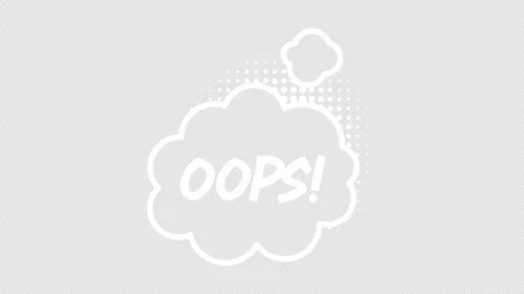 Comic speech bubbles with halftone shadows in pop art style graphic animation Stock Footage 296775253