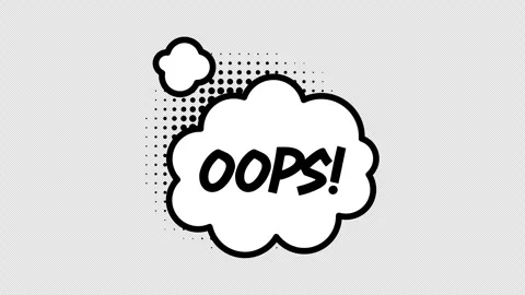 Comic speech bubbles with halftone shadows in pop art style graphic animation Stock Footage 296775370
