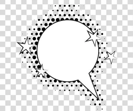 Comic speech bubbles with halftone shadows. Vector illustration eps 10 isolated 스톡 일러스트