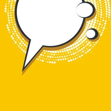 Comic speech bubbles with halftone shadows. Vector illustration eps 10 isol.. 스톡 일러스트