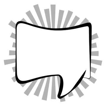 Comic speech bubbles Stock Illustration