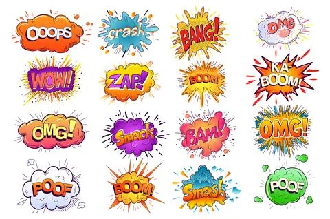 Comic Speech Bubbles イラスト素材