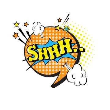 Comic Speech Chat Bubble Pop Art Style Sound Expression Text Icon Illustrazione stock