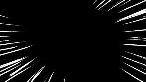 Comic speed lines. Video stock 309400942