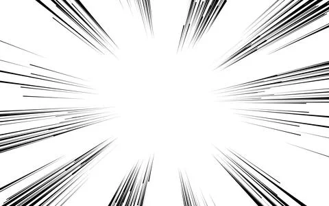 Comic speed radial background. Vector illustration. Illustration