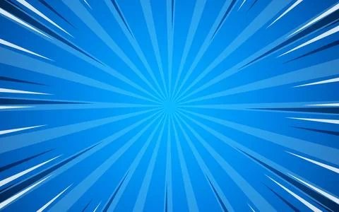 Comic striped background with radial concentric lines. Vintage comic stripe.. Stock Illustration