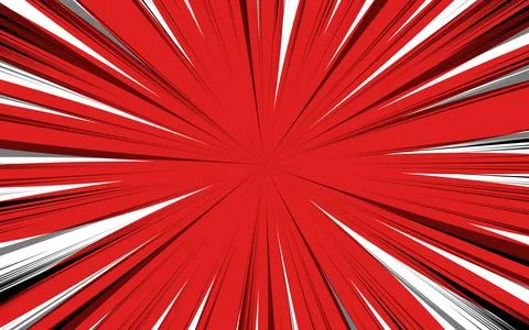 Comic striped background with radial concentric lines. Vintage comic stripe.. Stock Illustration