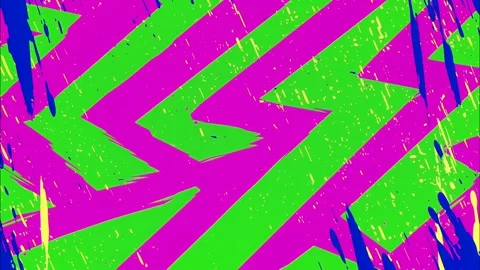 Comic Stroke Zap Loop  Abstract Hand-Drawn Pattern in Motion Stock Footage 315168827
