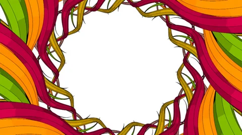 Comic Style Animated 3D Lines on white Background Stock Footage 37092122